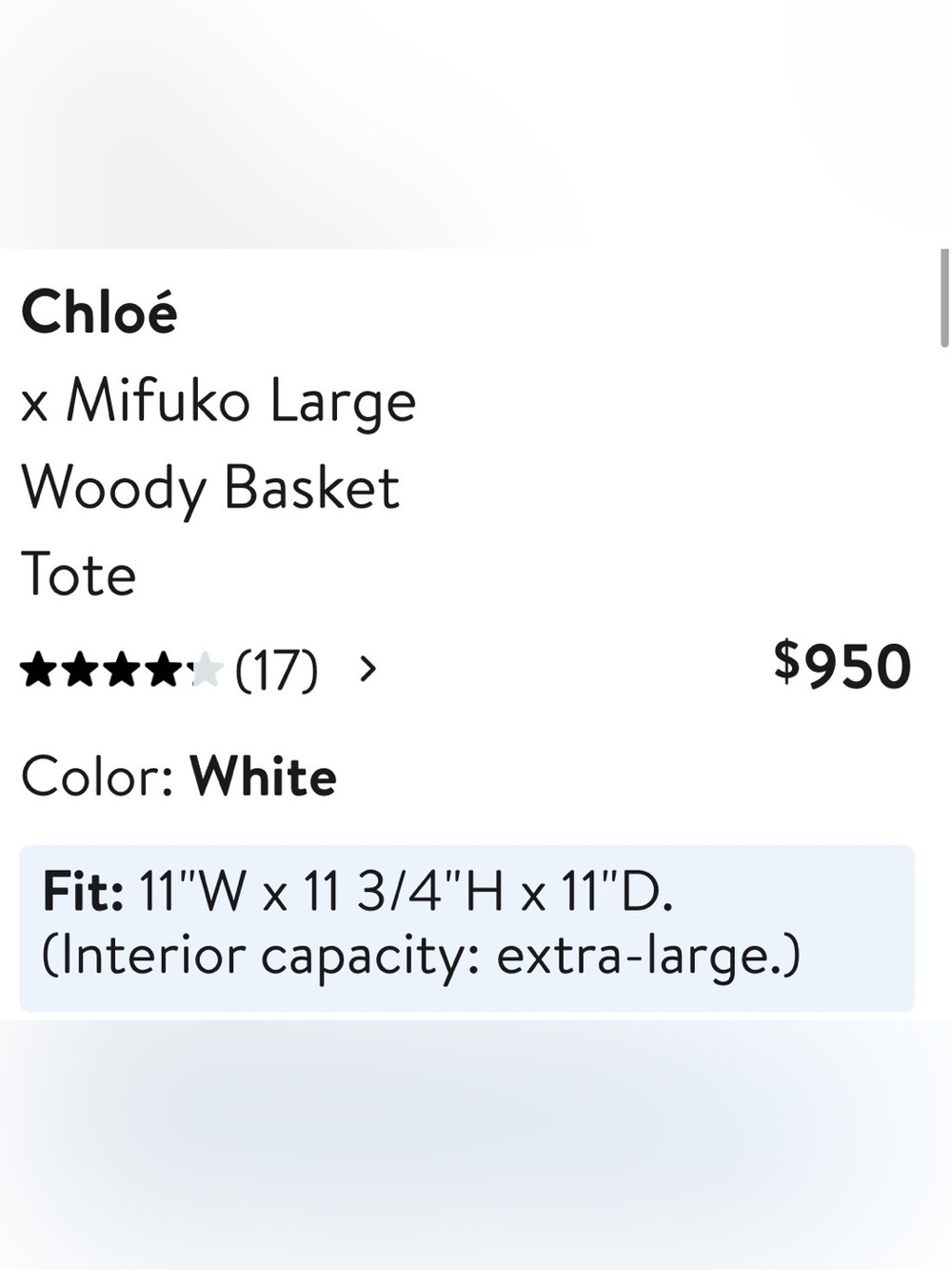 Chloe Mifuko large Woody Basket Tote - Picture 6 of 6
